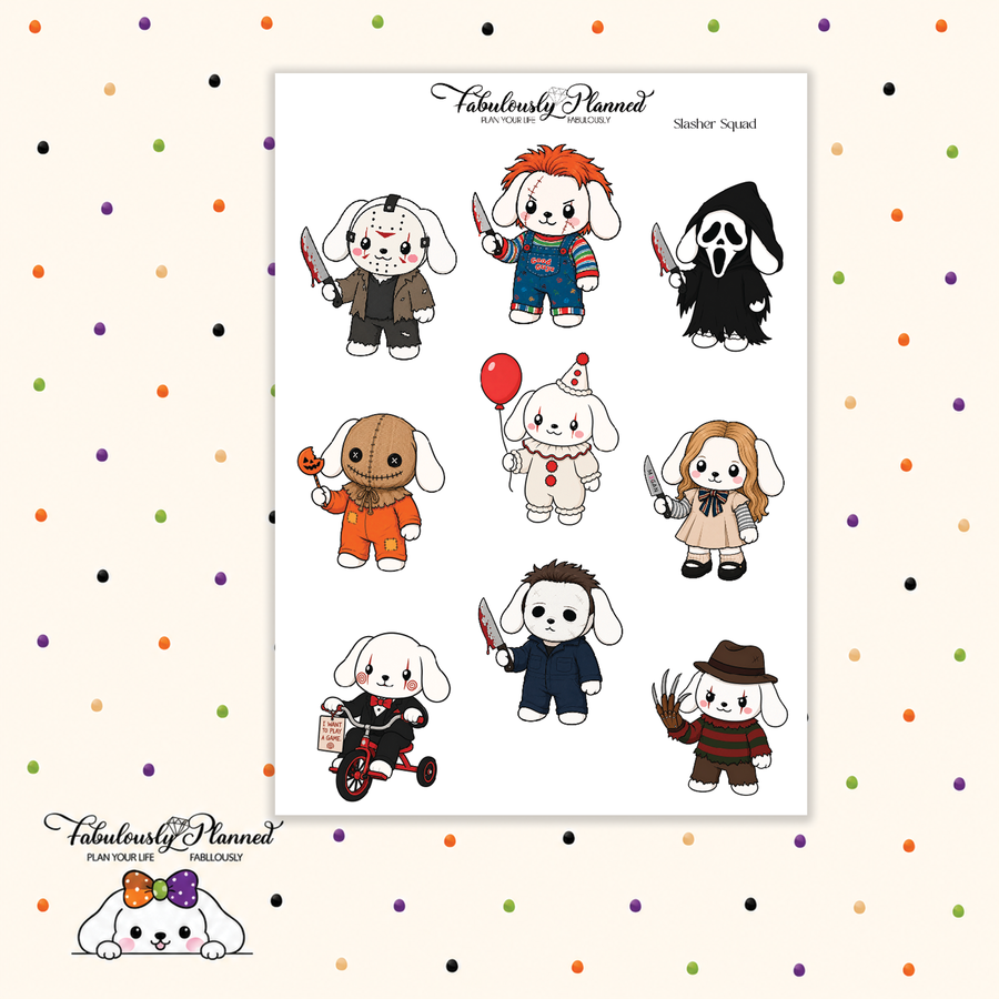 Slasher Squad Stickers