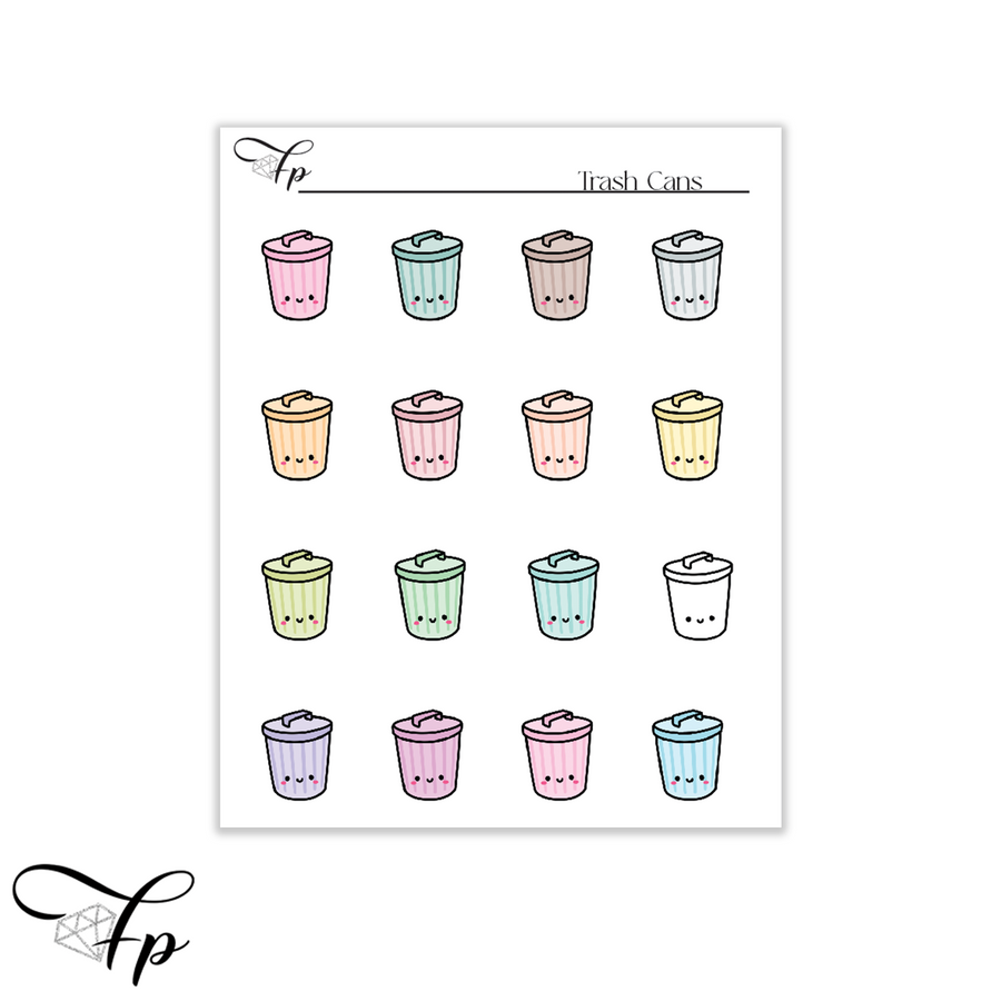Kawaii Trash Cans