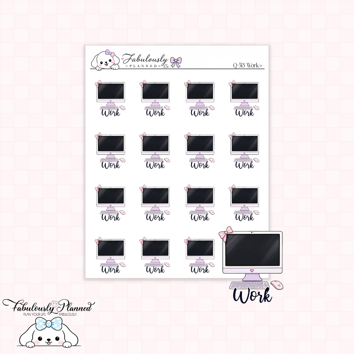 Work Planner Stickers
