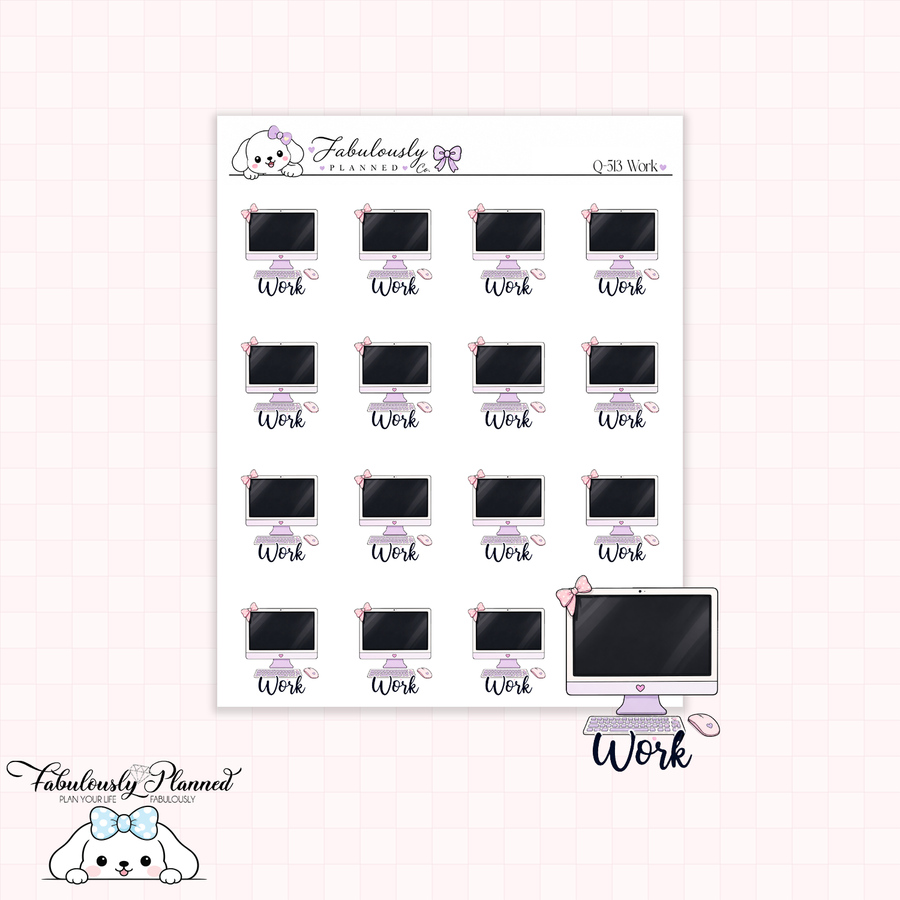Work Planner Stickers