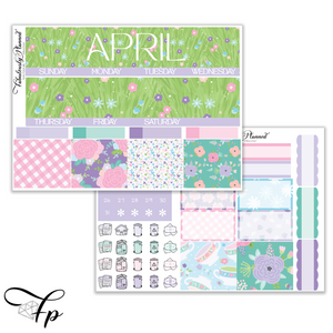 April Monthly Kit 7x9 Planner