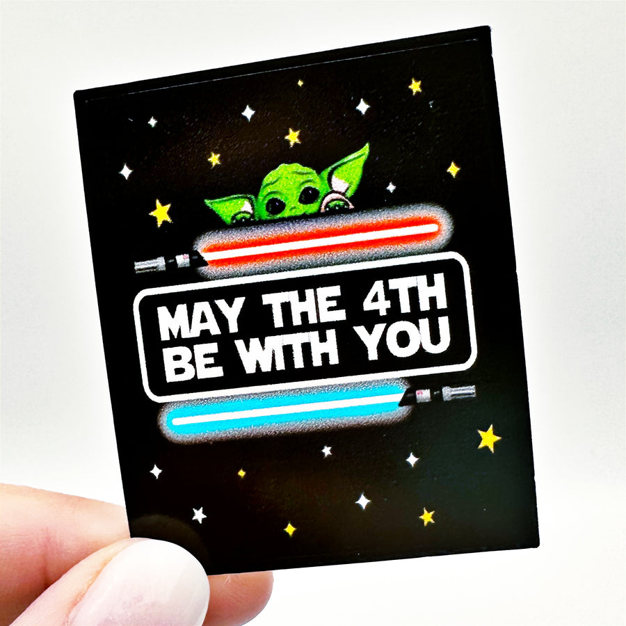 May the 4th Be With You Black Vinyl Decal