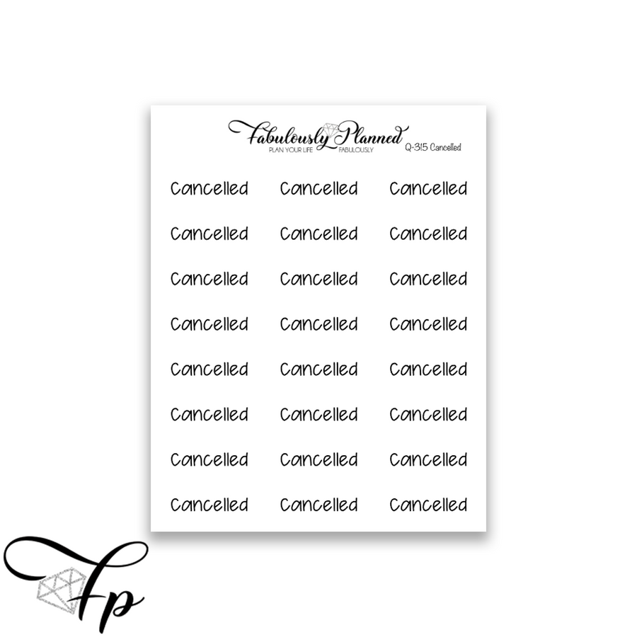 Cancelled