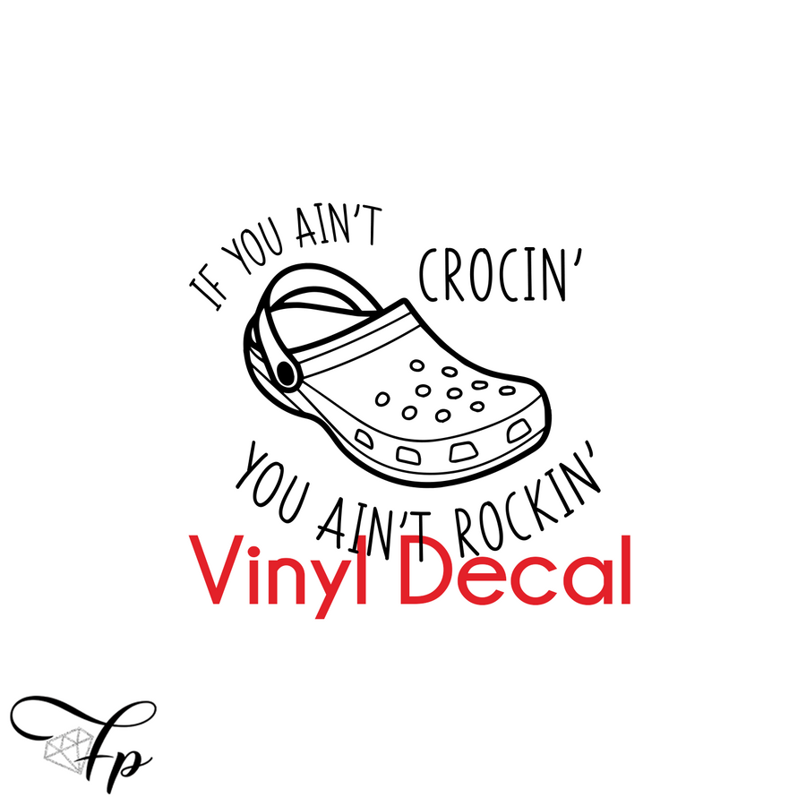 CrocsRockin Vinyl Decal