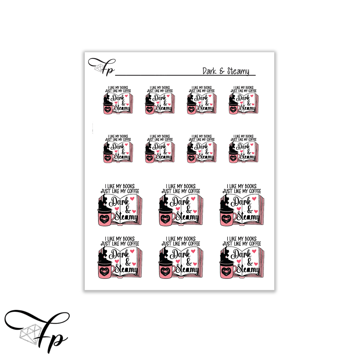 Dark and Steamy Stickers