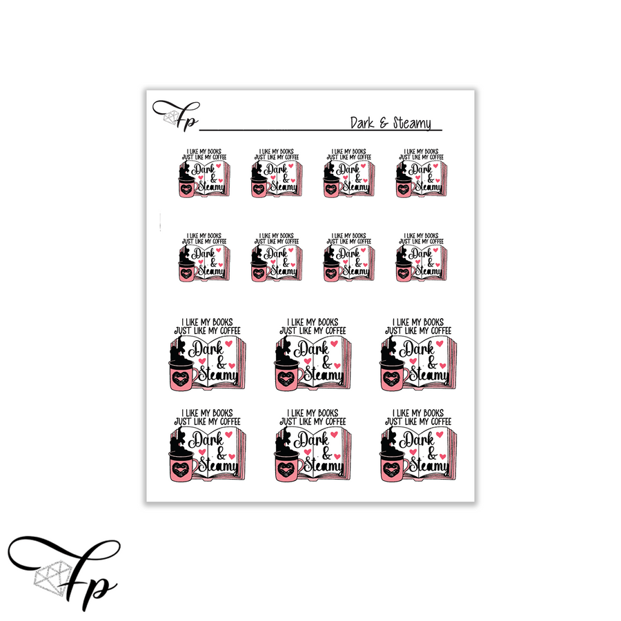 Dark and Steamy Stickers