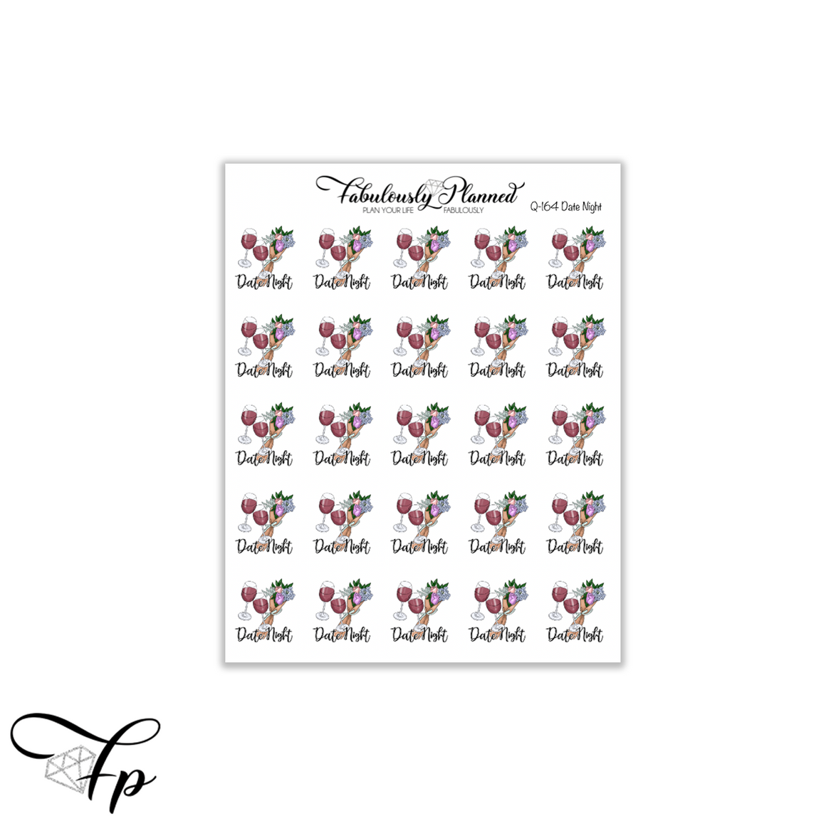 Date Night Stickers