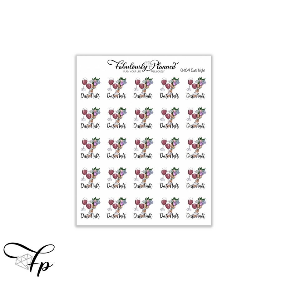 Date Night Stickers