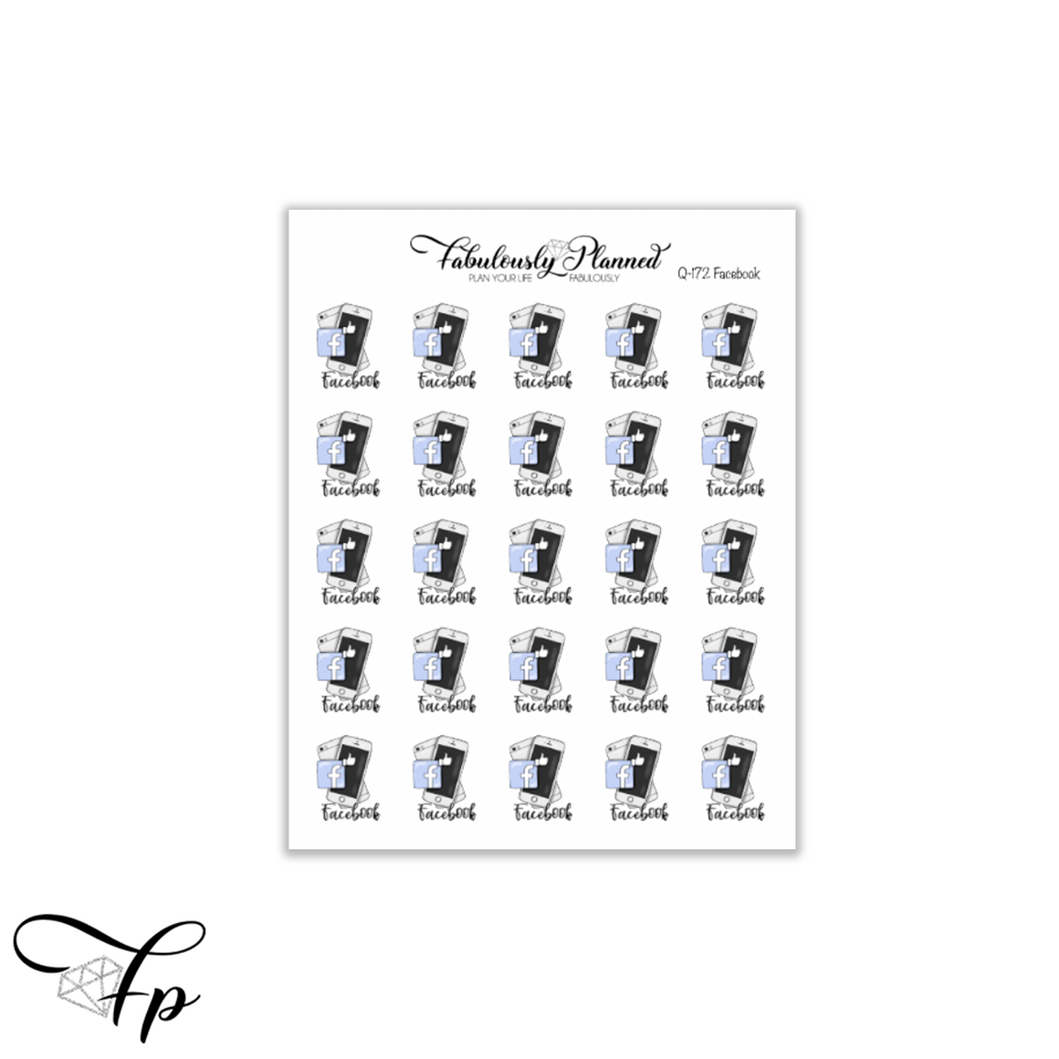 Facebook Icon Stickers
