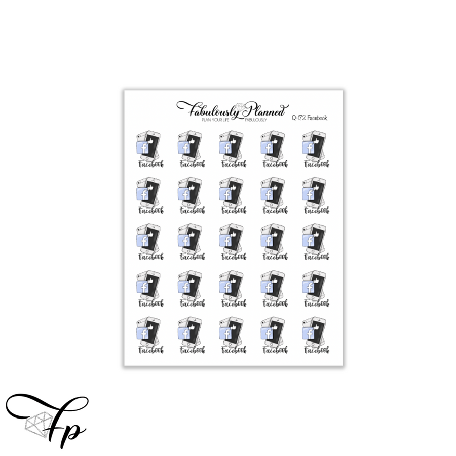 Facebook Icon Stickers