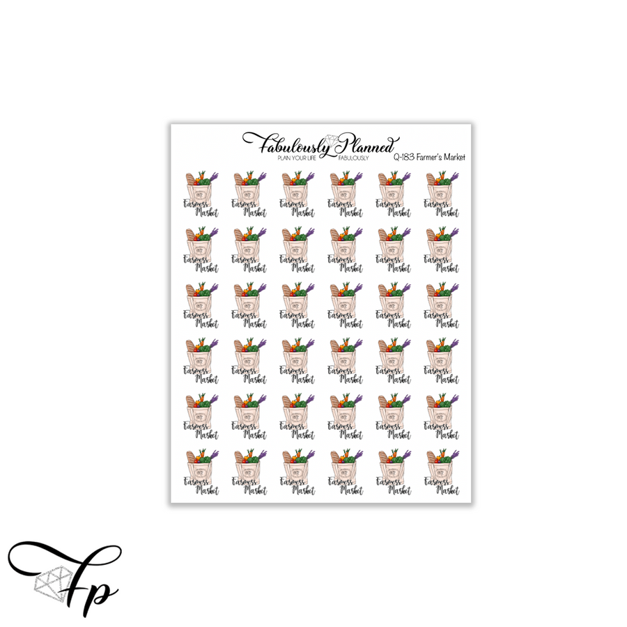 Farmer's market Icon Stickers