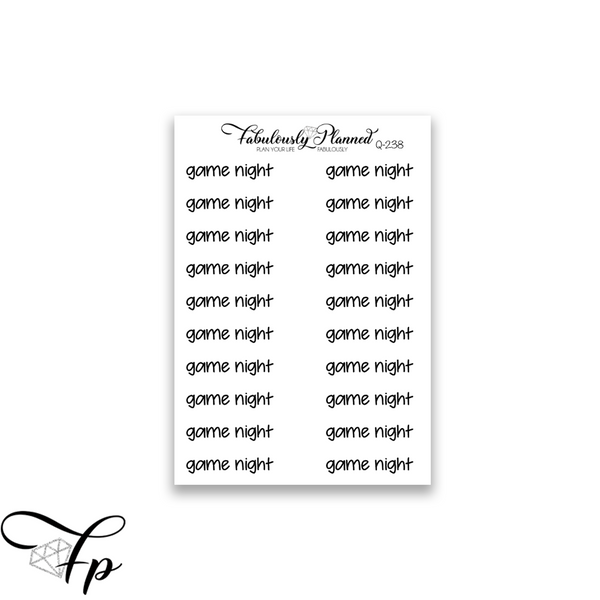 Game Night Script Game Night Script - Fabulously Planned