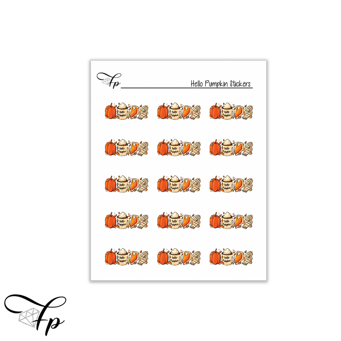 Hello Pumpkin Stickers