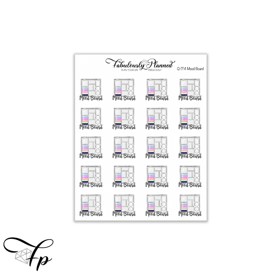 Mood board Icon Stickers