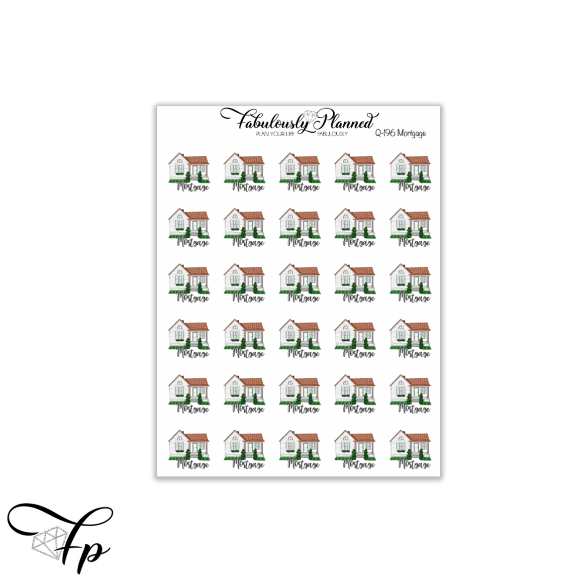 Mortgage Icon Stickers