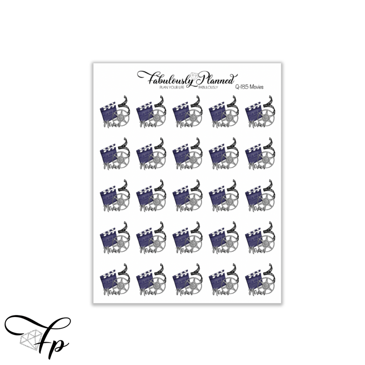 Movies Icon Stickers