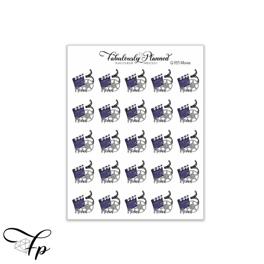 Movies Icon Stickers