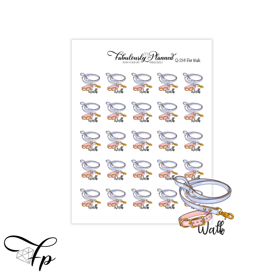 Pet Walk Stickers  - Pet Series