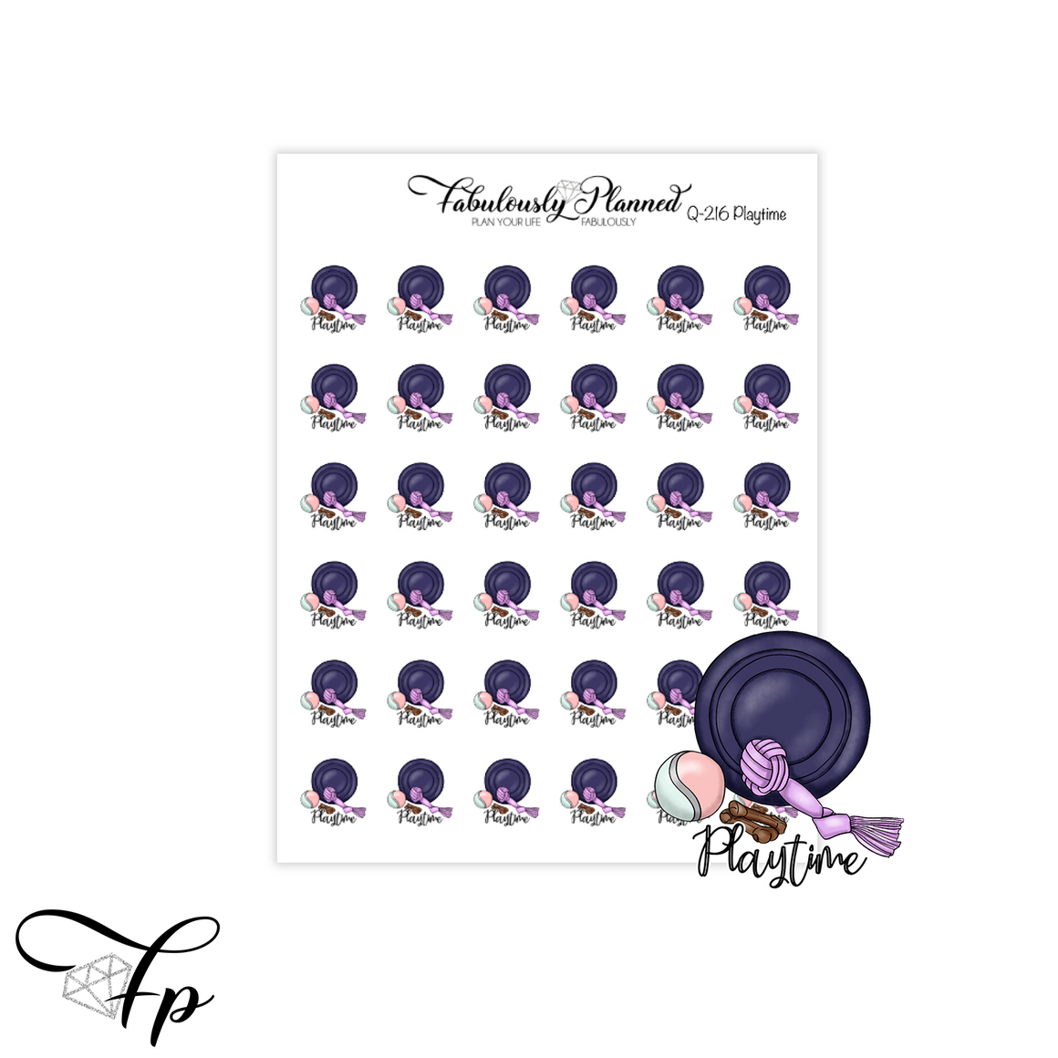 Play Time Stickers  - Pet Series