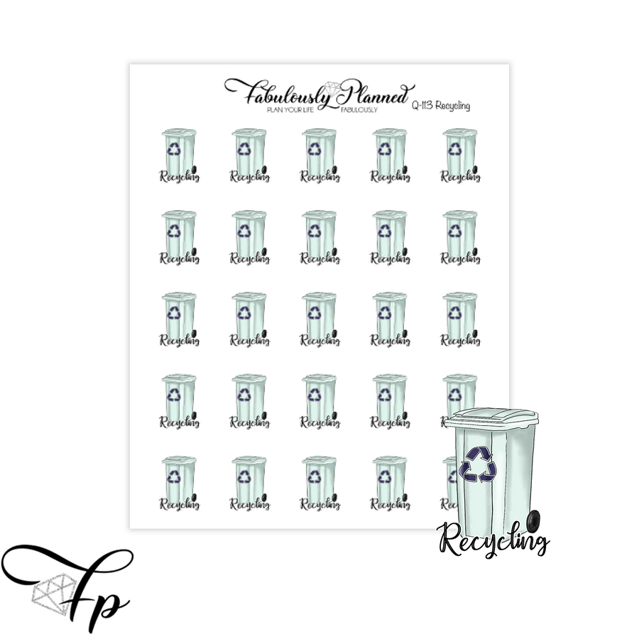 Recycling Icon Stickers