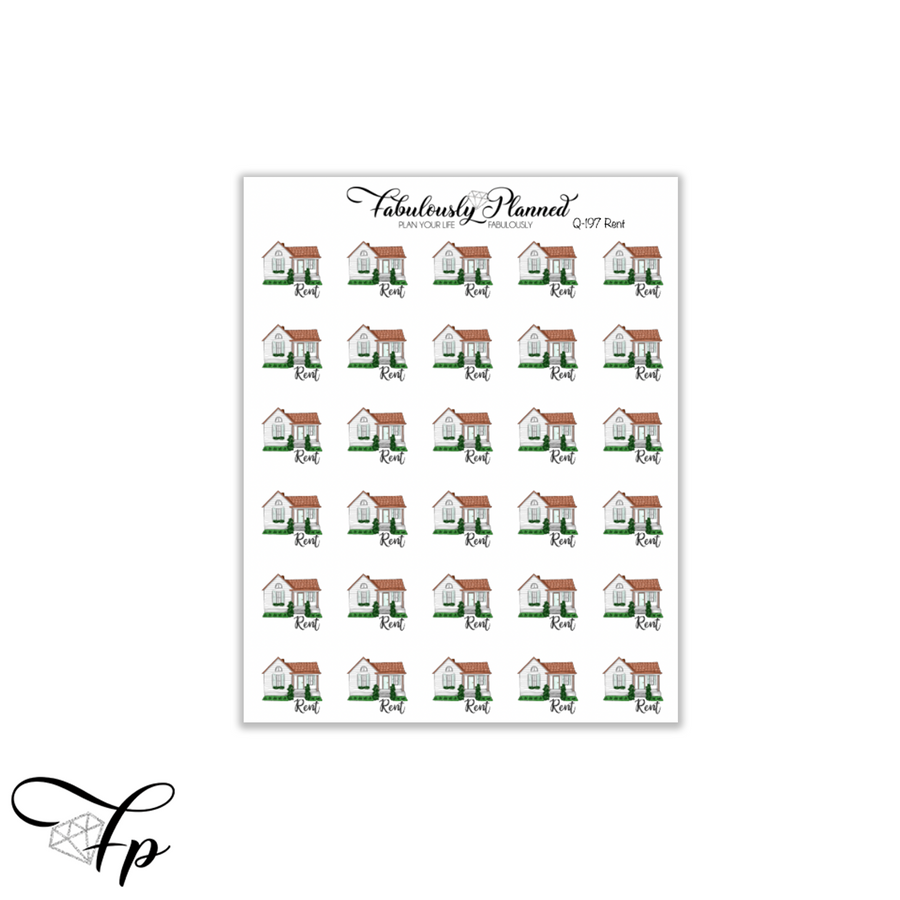 Rent Icon Stickers