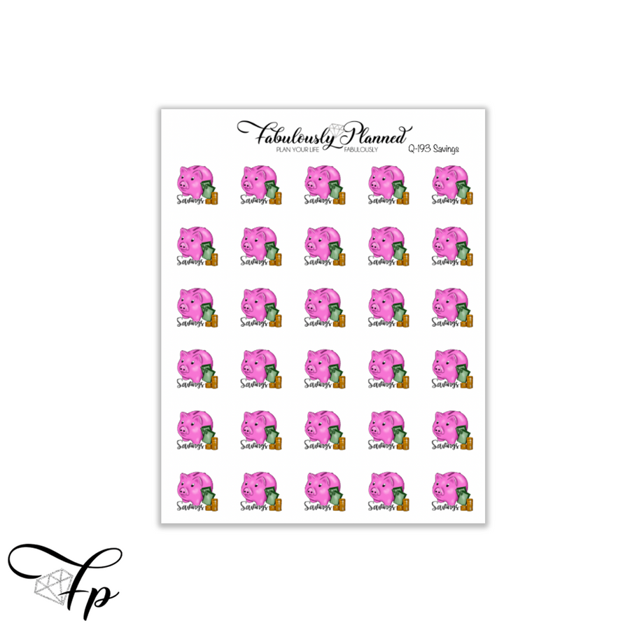 Savings Icon Stickers