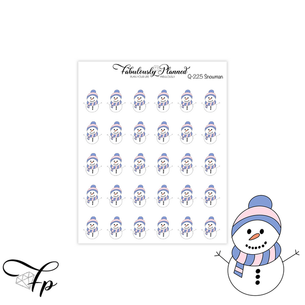 Snowman Stickers