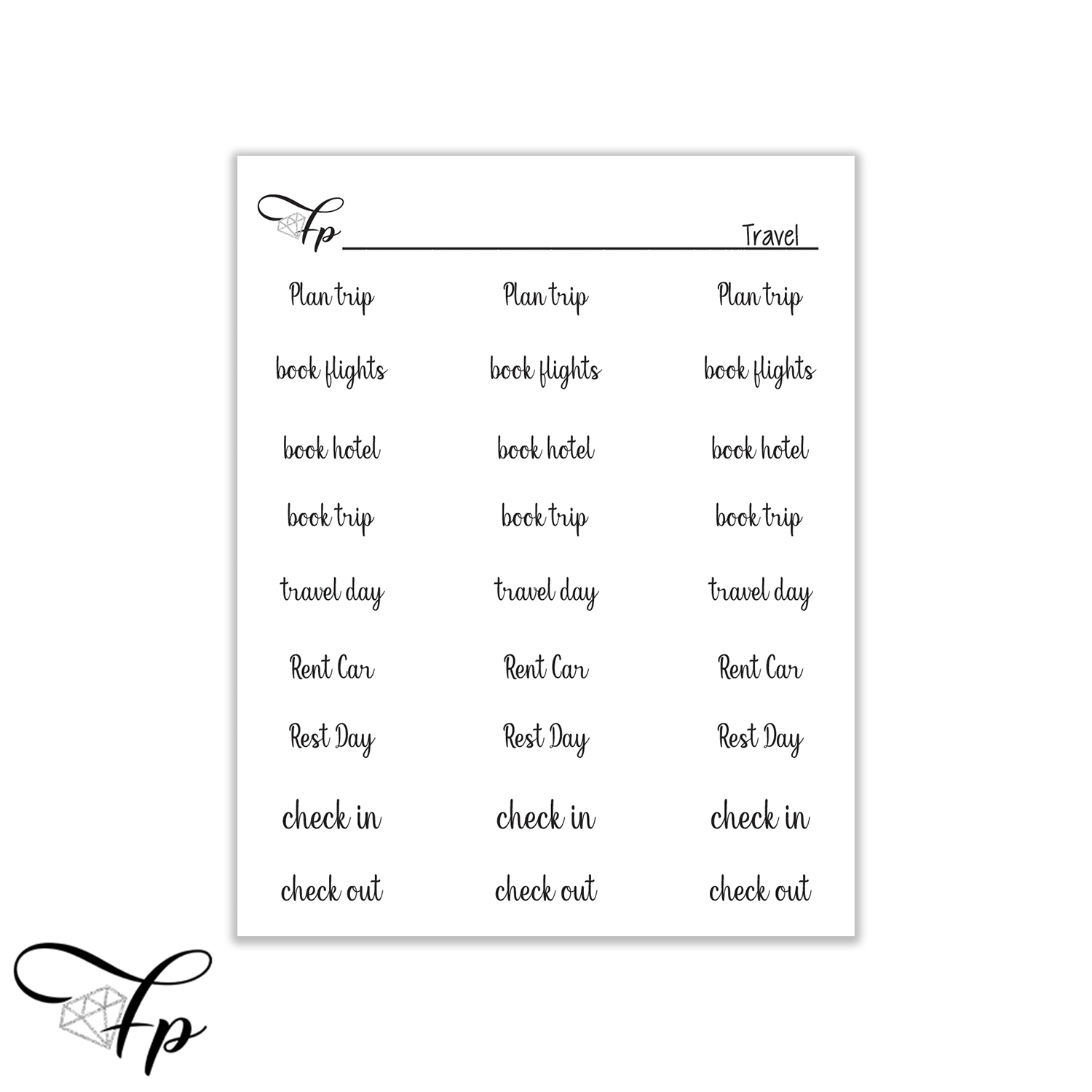 Time Travel Script Travel Script - Fabulously Planned